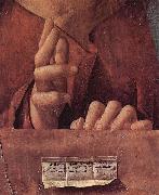 Salvator mundi, Detail